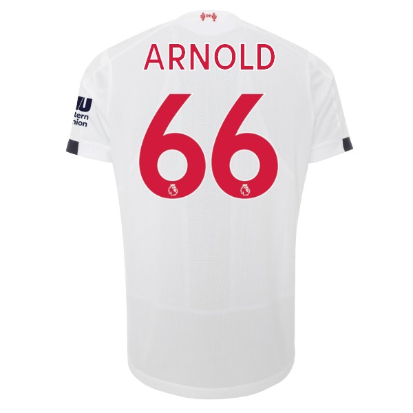 Camiseta Liverpool NO.66 Arnold Segunda equipo 2019-20 Blanco